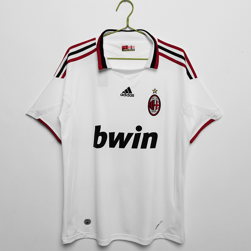 AAA Quality AC Milan 09/10 Away White Soccer Jersey